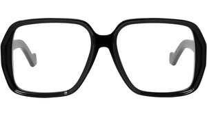 Anagram Black Square Eyeglasses