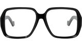 Anagram Black Square Eyeglasses