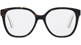 LaParisienneDiorO S3I Havana Round Eyeglasses