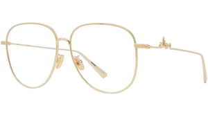 DiorSignatureO AU Gold Pilot Eyeglasses