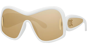 Anagram White Mask Sunglasses