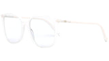 Mini CD O S1I White Square Eyeglasses