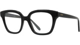 Slim Black Geometric Eyeglasses