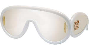 Paula's Ibiza Holographic White Mask Sunglasses